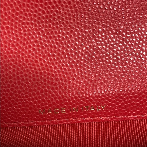 Chanel card case - red - mini wallet - Picture 9 of 9